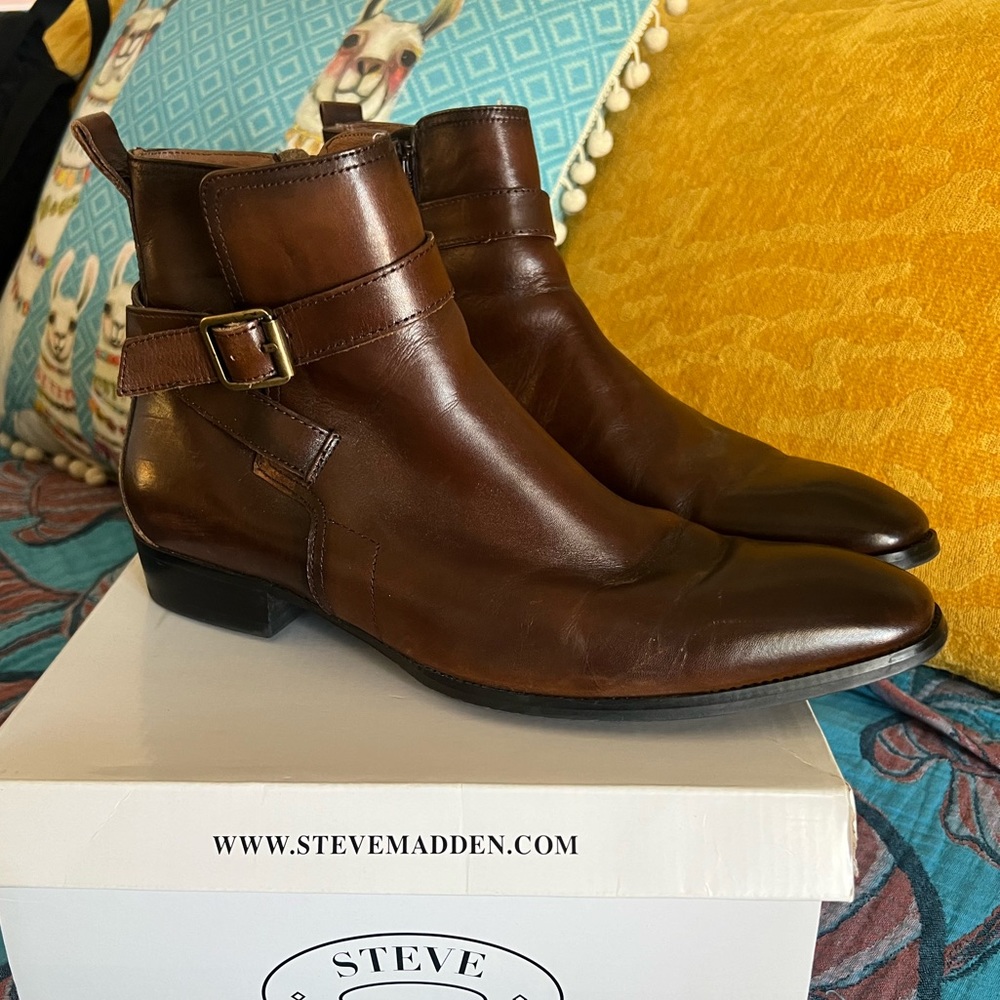 Brown Leather Boots